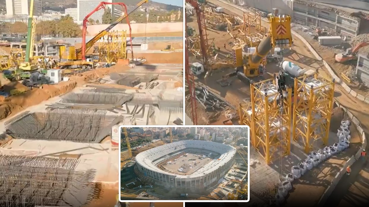 VIDEO: როგორ მიმდინარეობს "კამპ ნოუს" სარემონტო სამუშაოები - ახლო კადრები