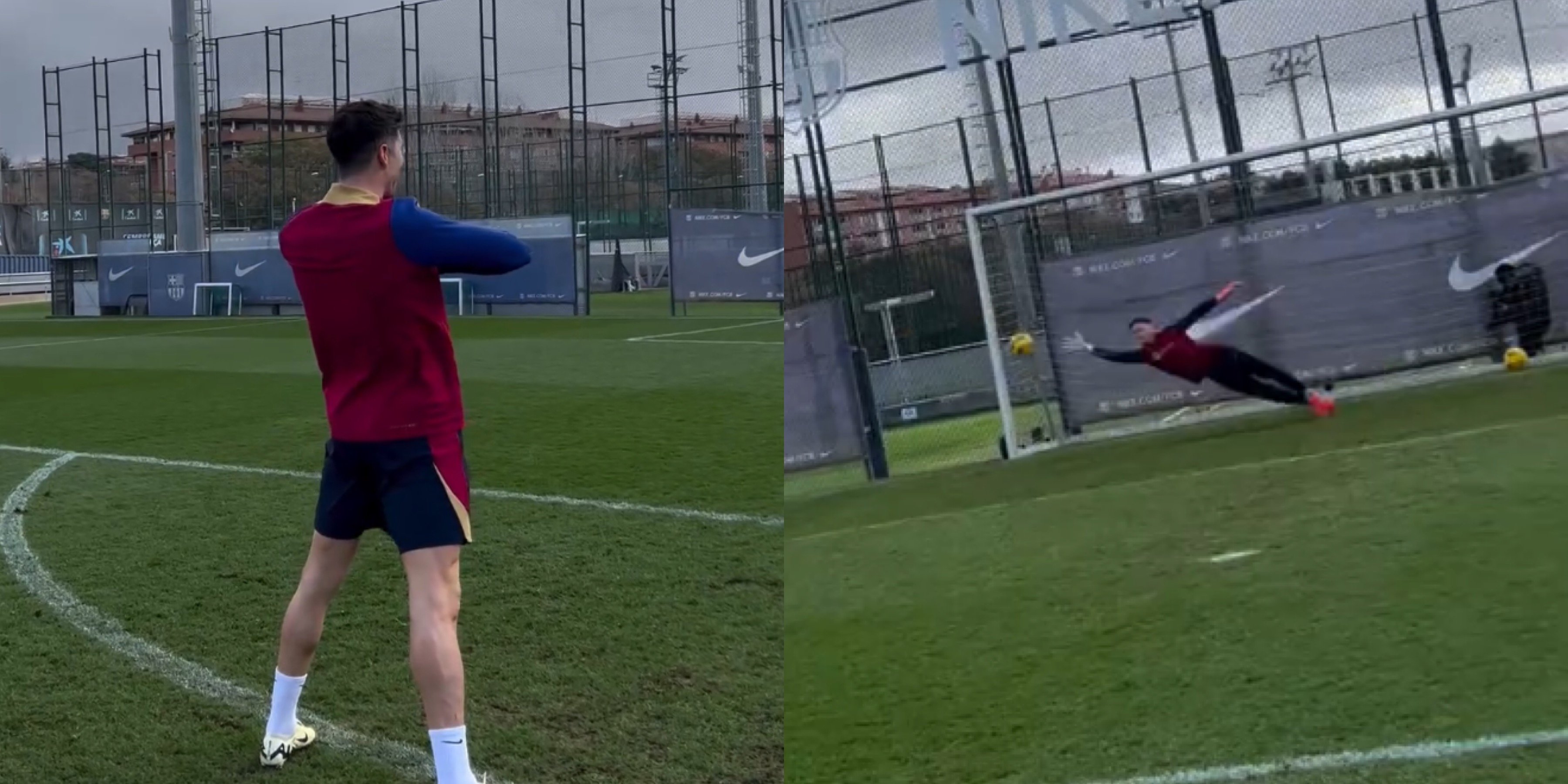 VIDEO: “Boooom” - რობერტ ლევანდოვსკიმ ვარჯიშზე ლამაზი გოლი გაიტანა