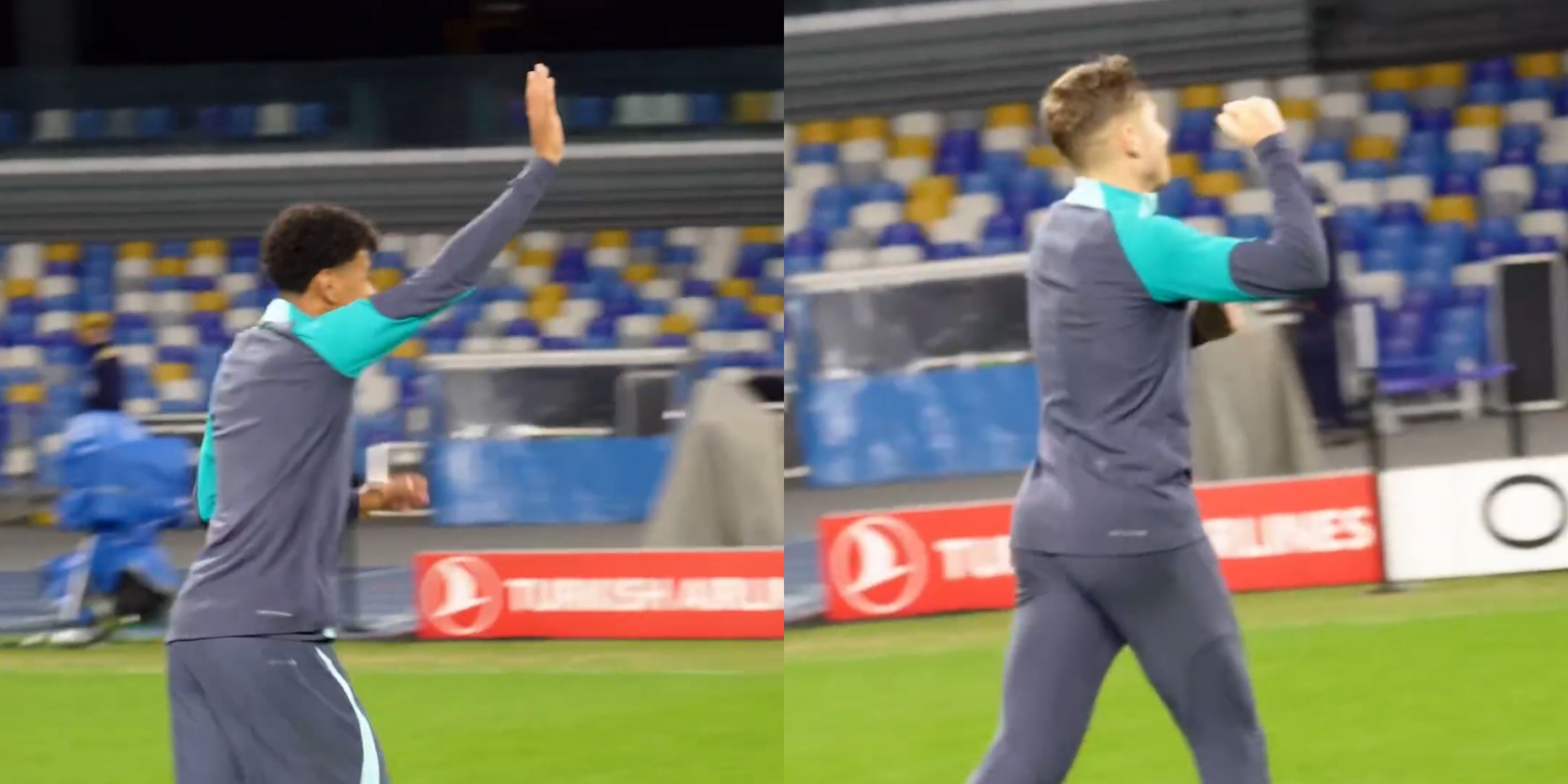 VIDEO: ბრწყინვალე დუეტი! - ლამინემ და ფერმინმა ვარჯიშზე ჩინებული გოლები გაიტანეს