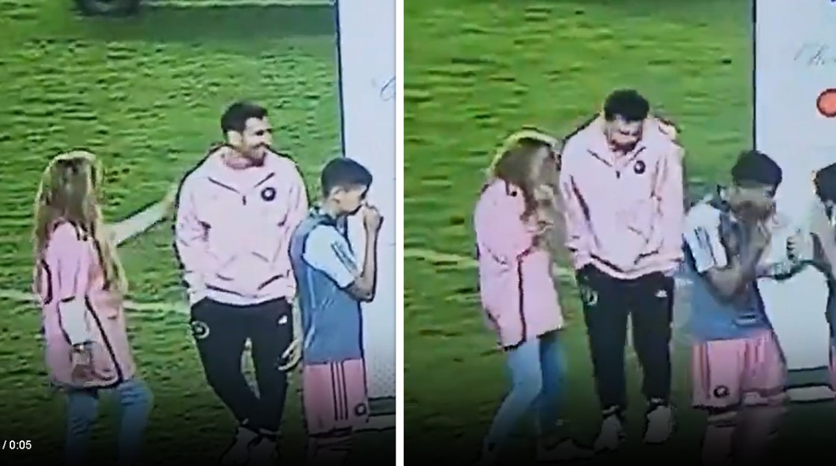 VIDEO: მოულოდნელმა ფეიერვერკმა შეაშინა - მესის სახალისო რეაქცია