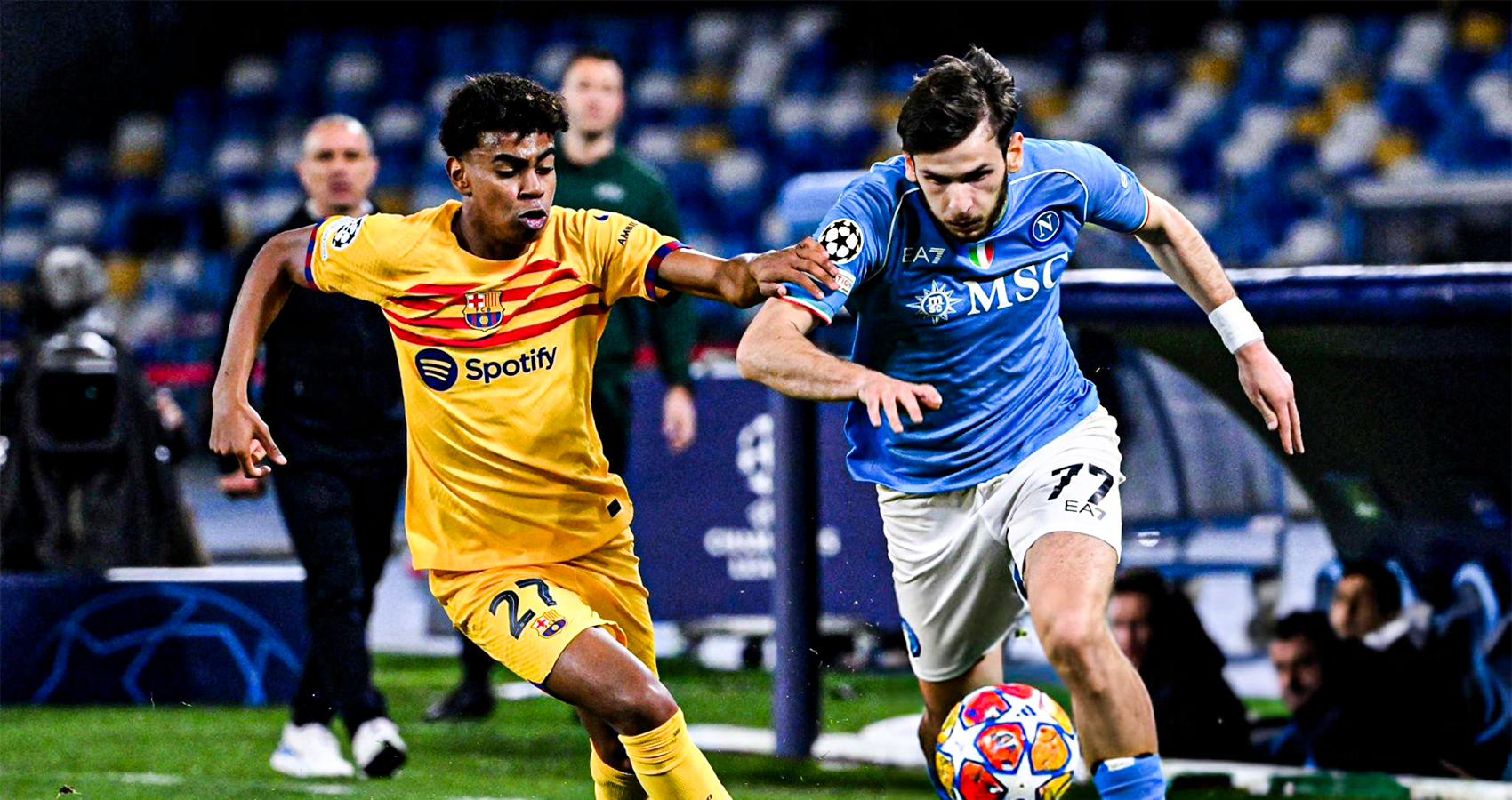 VIDEO: როცა კვარაცხელიამ ბარსელონას წინააღმდეგ შოუ დადგა - ხვიჩას პერფორმანსი ჩემპიონთა ლიგაზე